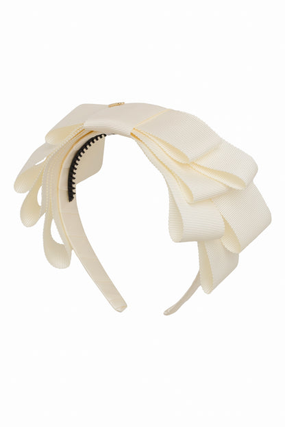 Abundant Bow Headband - Ivory