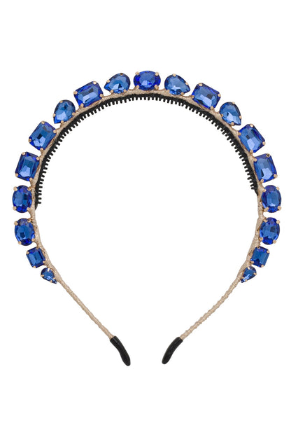 Beauty Queen Headband - Royal Blue