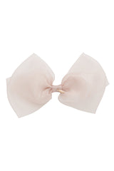 Dahlia Organza Clip - Vanilla (Handmade in the USA!)