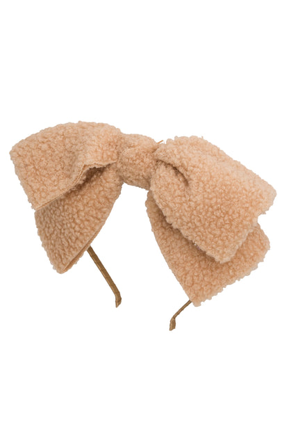 Fuzzy Floppy Headband - Tan