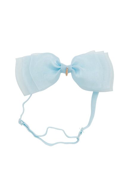 Heather Organza Wrap - Light Blue (Handmade in the USA!)