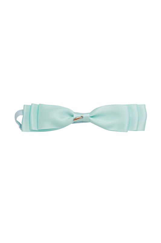 Heather Satin Wrap - Aqua