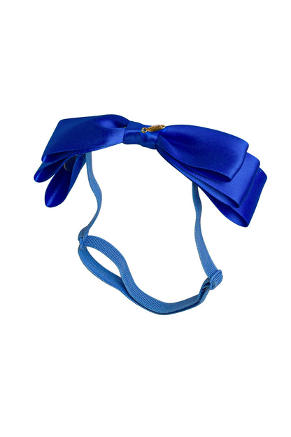 Heather Satin Wrap - Cobalt Blue