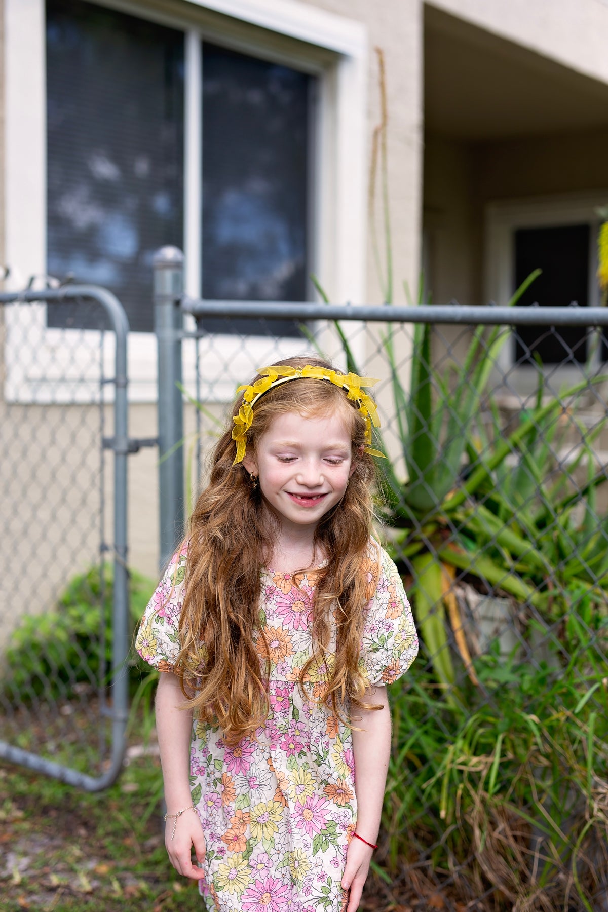 Glass Dancer Headband - Yellow