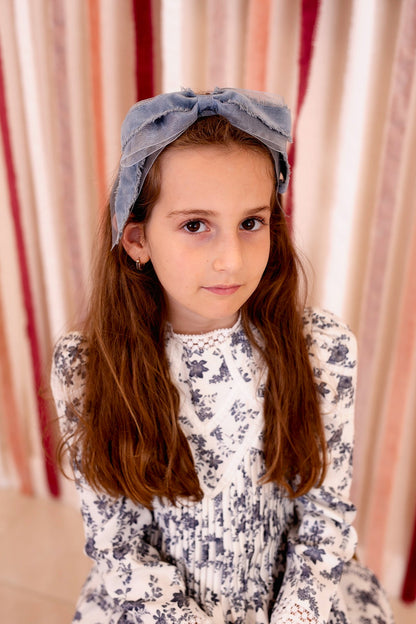 Primrose Bow Headband - Mushroom Taupe (Handmade in the USA!)