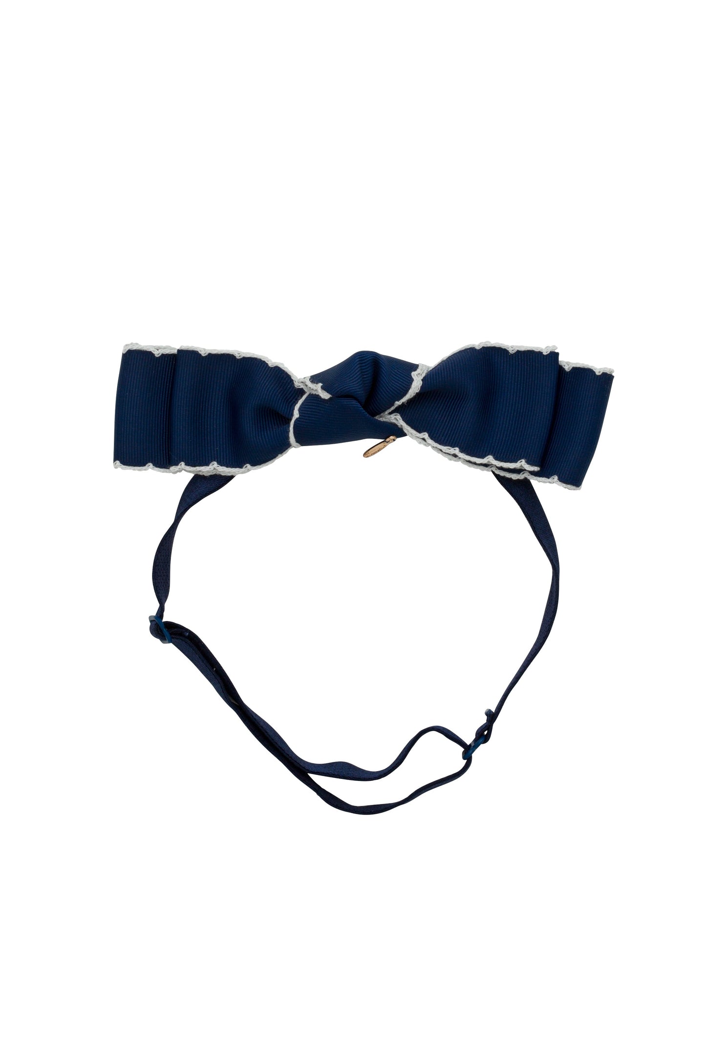 Knotted Heather Moonstitch Wrap - Navy