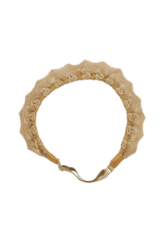 Lace Crown Wrap - Gold