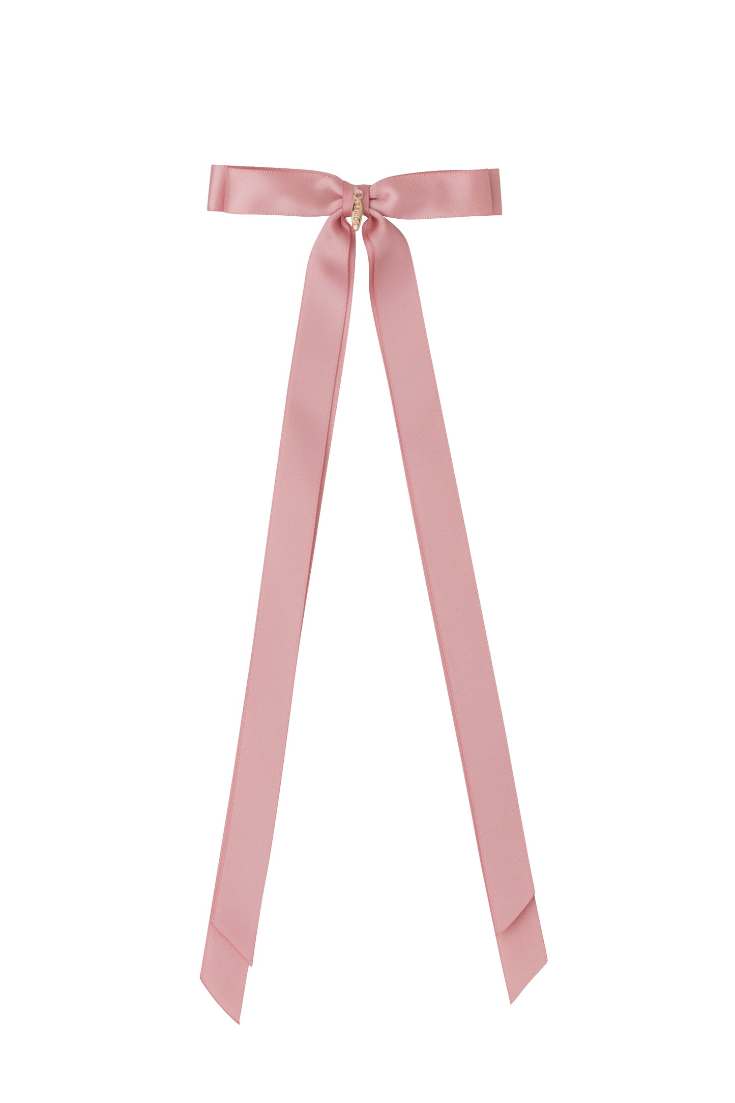 Matilda Satin Long Tail Bow Clip - Sweet Nectar