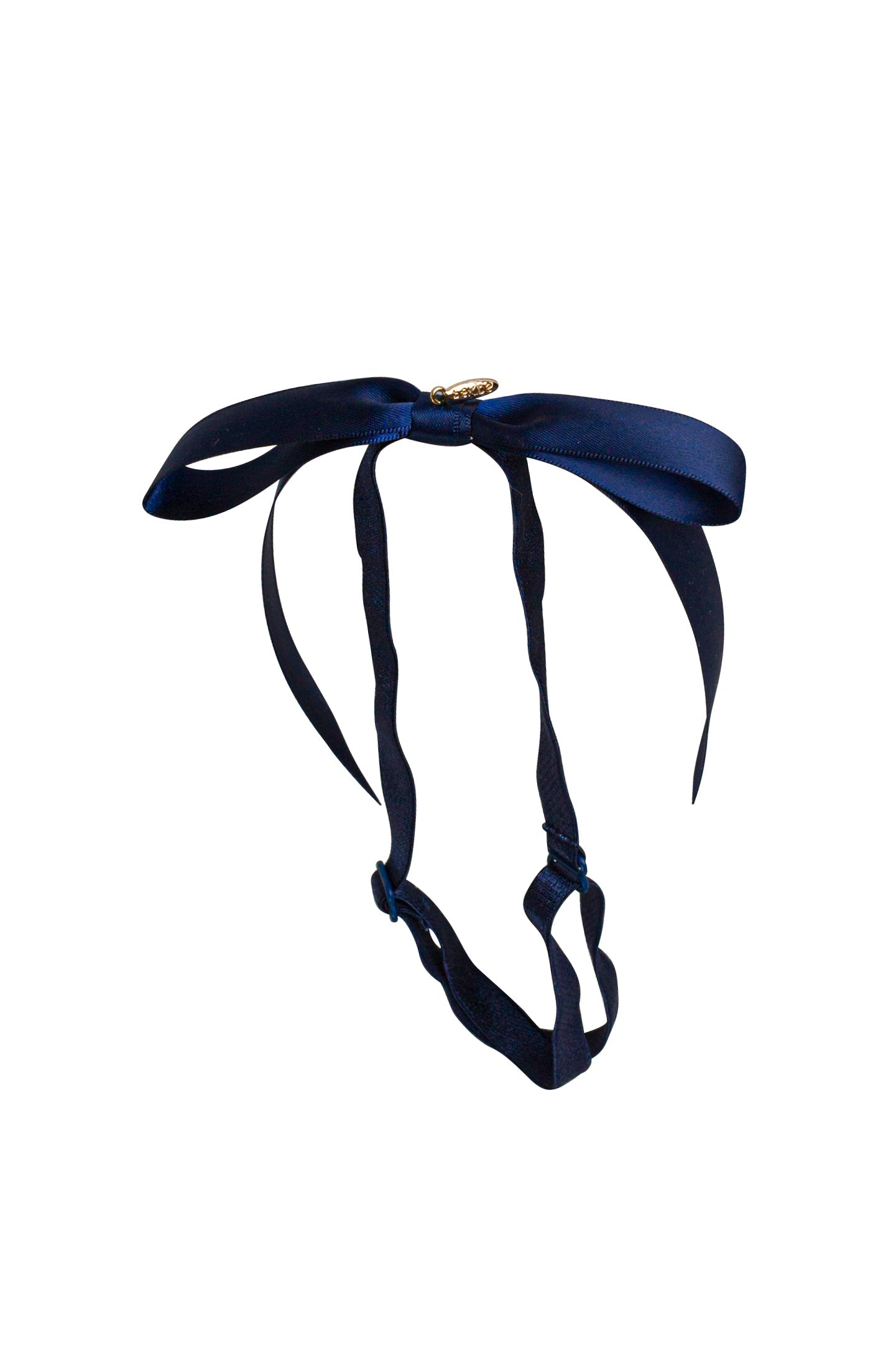 Matilda Satin Wrap - Navy