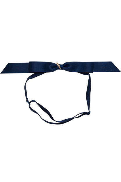 Matilda Satin Wrap - Navy