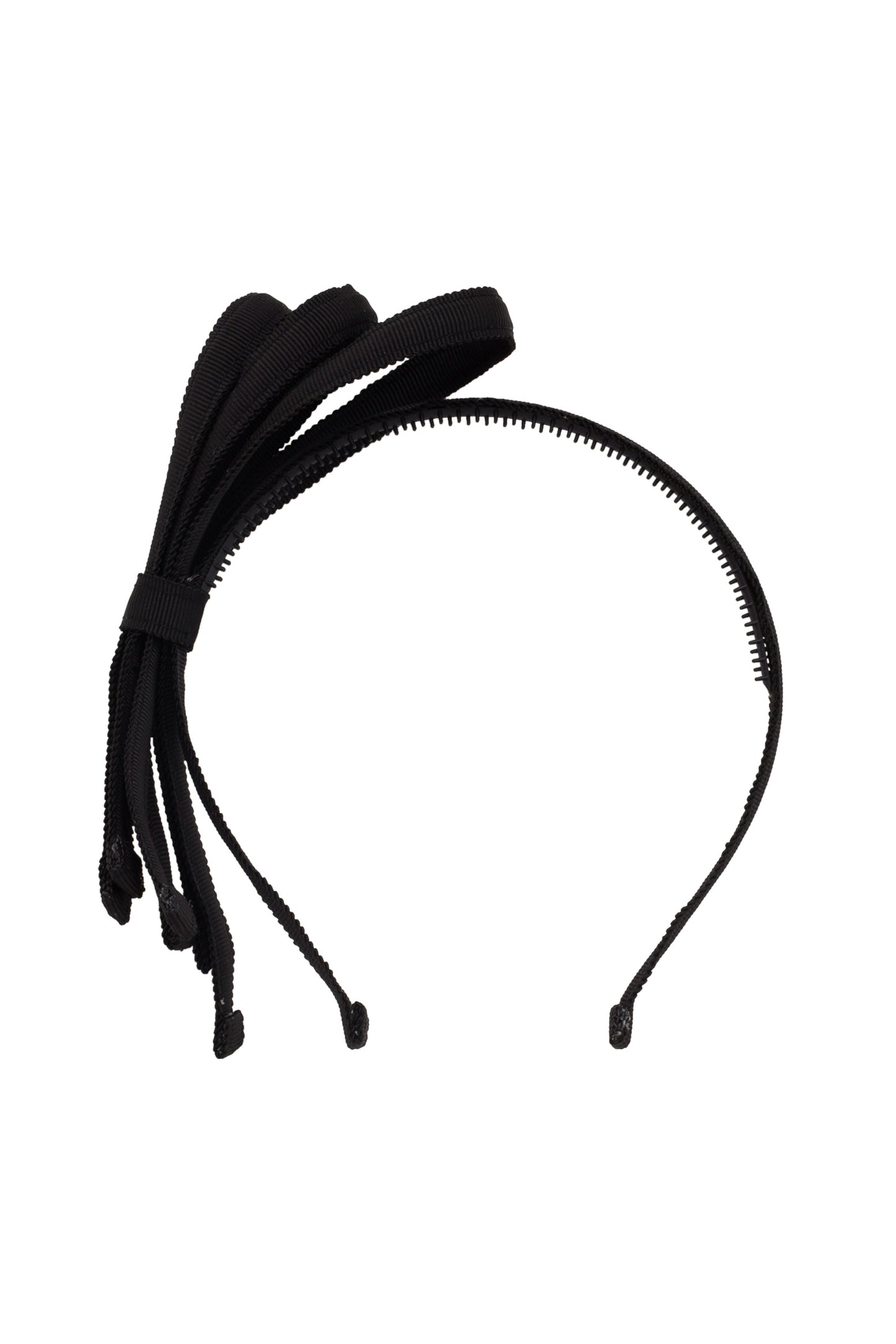 Petersham Loops Headband - Black