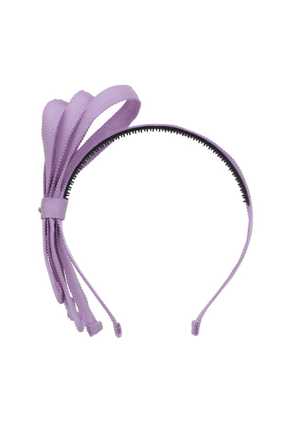 Petersham Loops Headband - Light Orchid Lilac