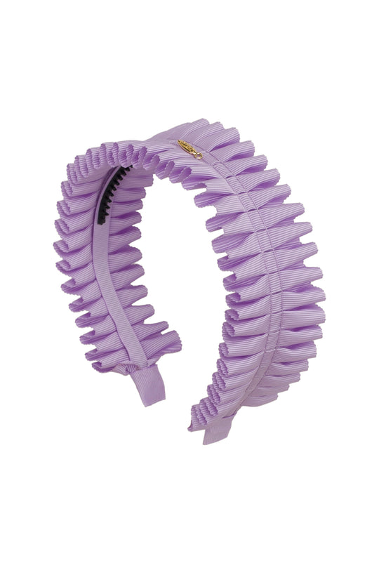 Pleated Palm Headband - Light Orchid Lilac