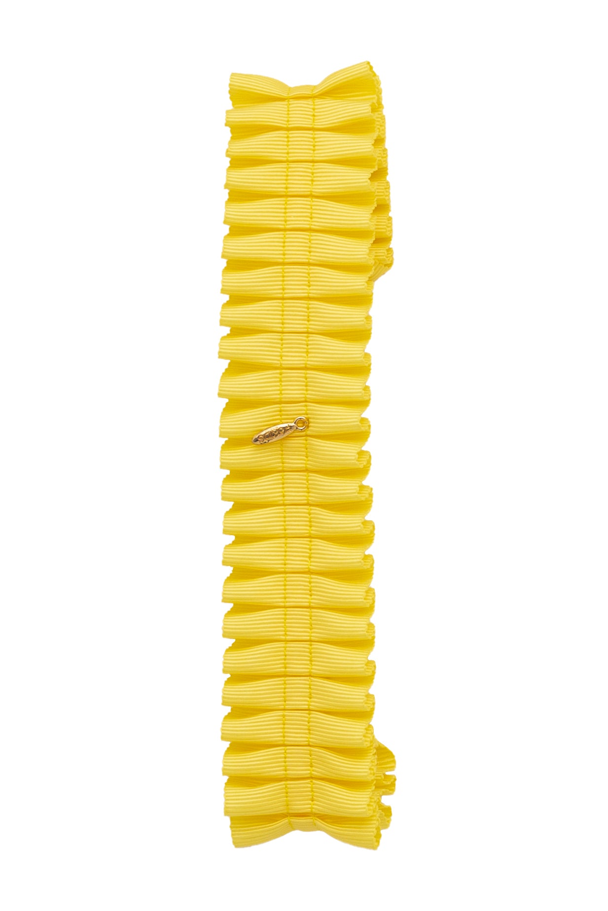 Pleated Palm Wrap - Lemon