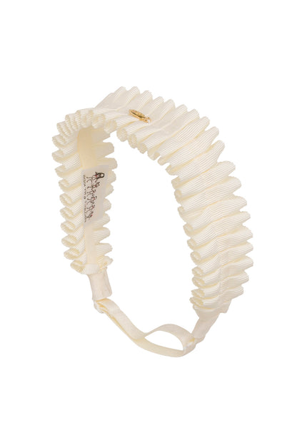 Pleated Palm Wrap - Ivory