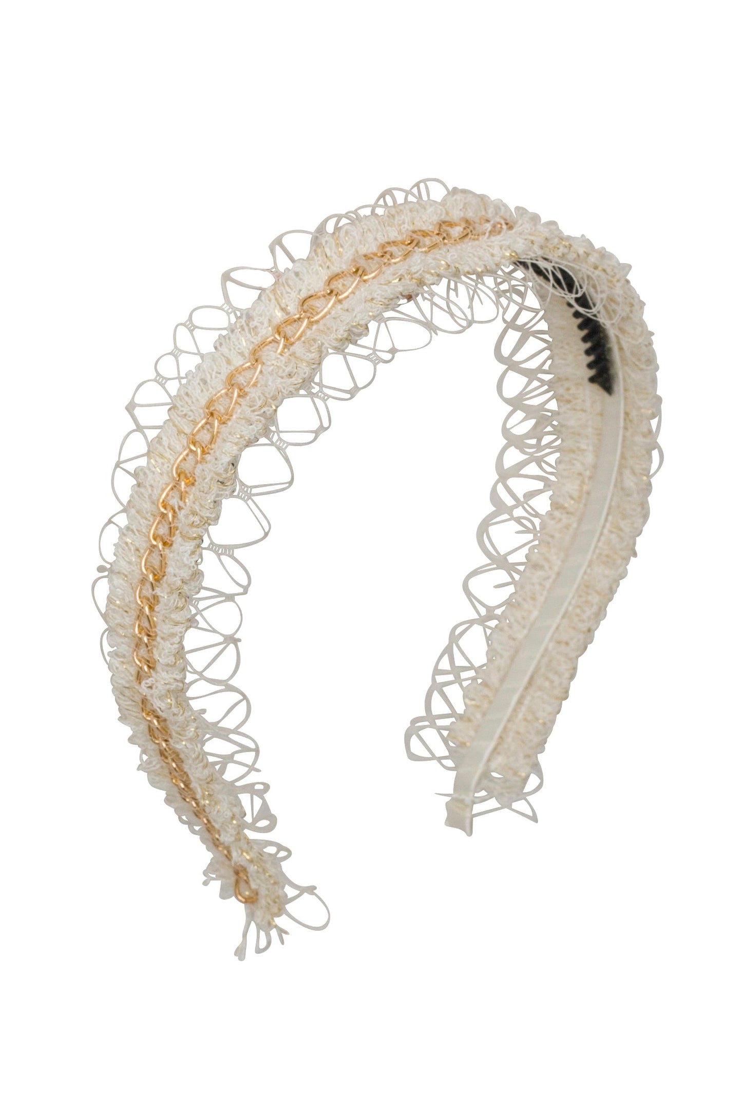 Poppy Headband - Ivory (Handmade in the USA!)