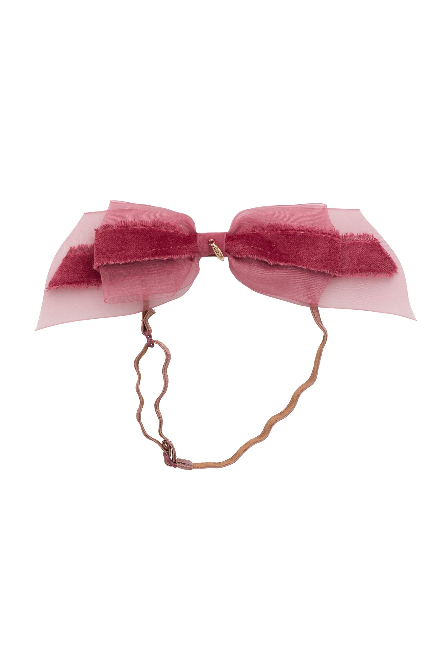 Primrose Bow Wrap - Cranberry (Handmade in the USA!)