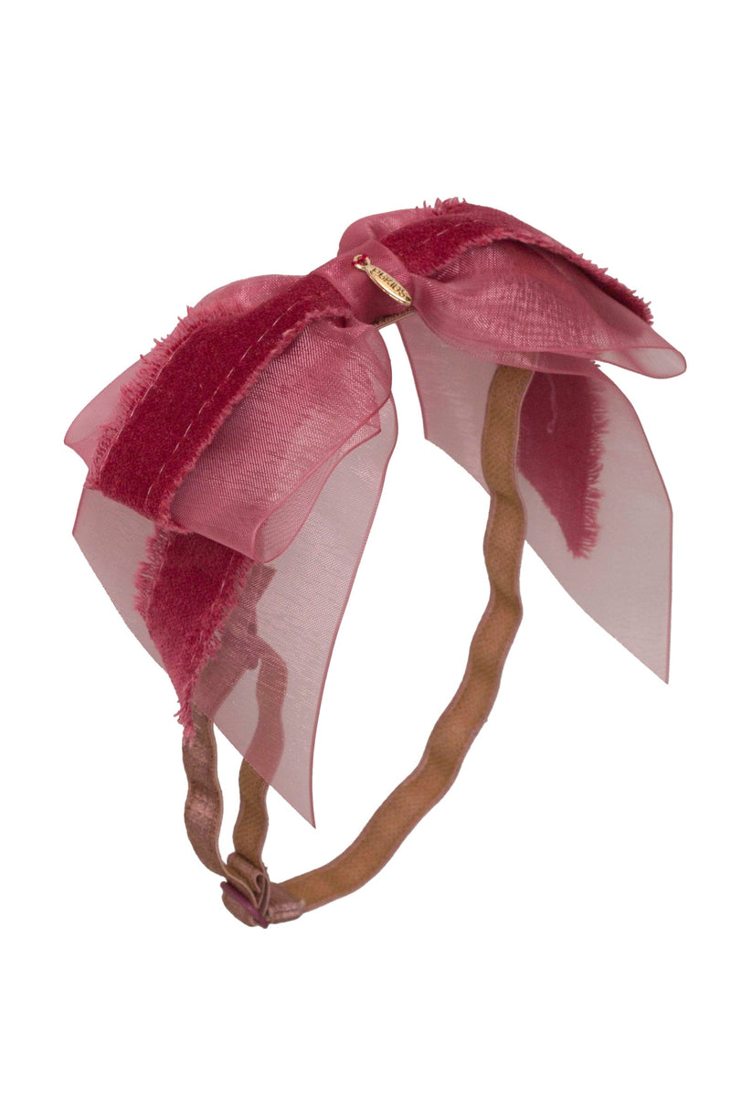 Primrose Bow Wrap - Cranberry (Handmade in the USA!)