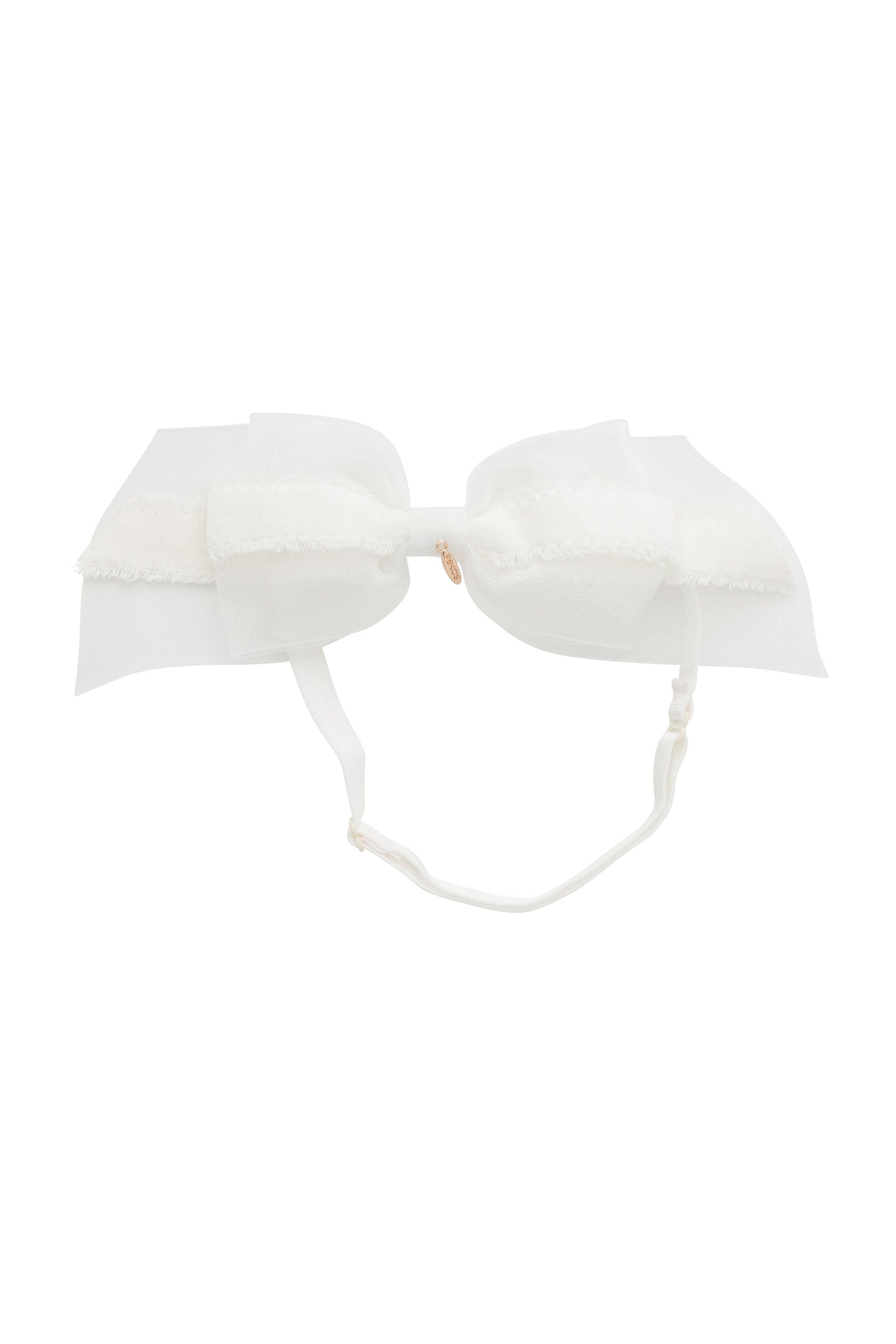 Primrose Bow Wrap - White (Handmade in the USA!)