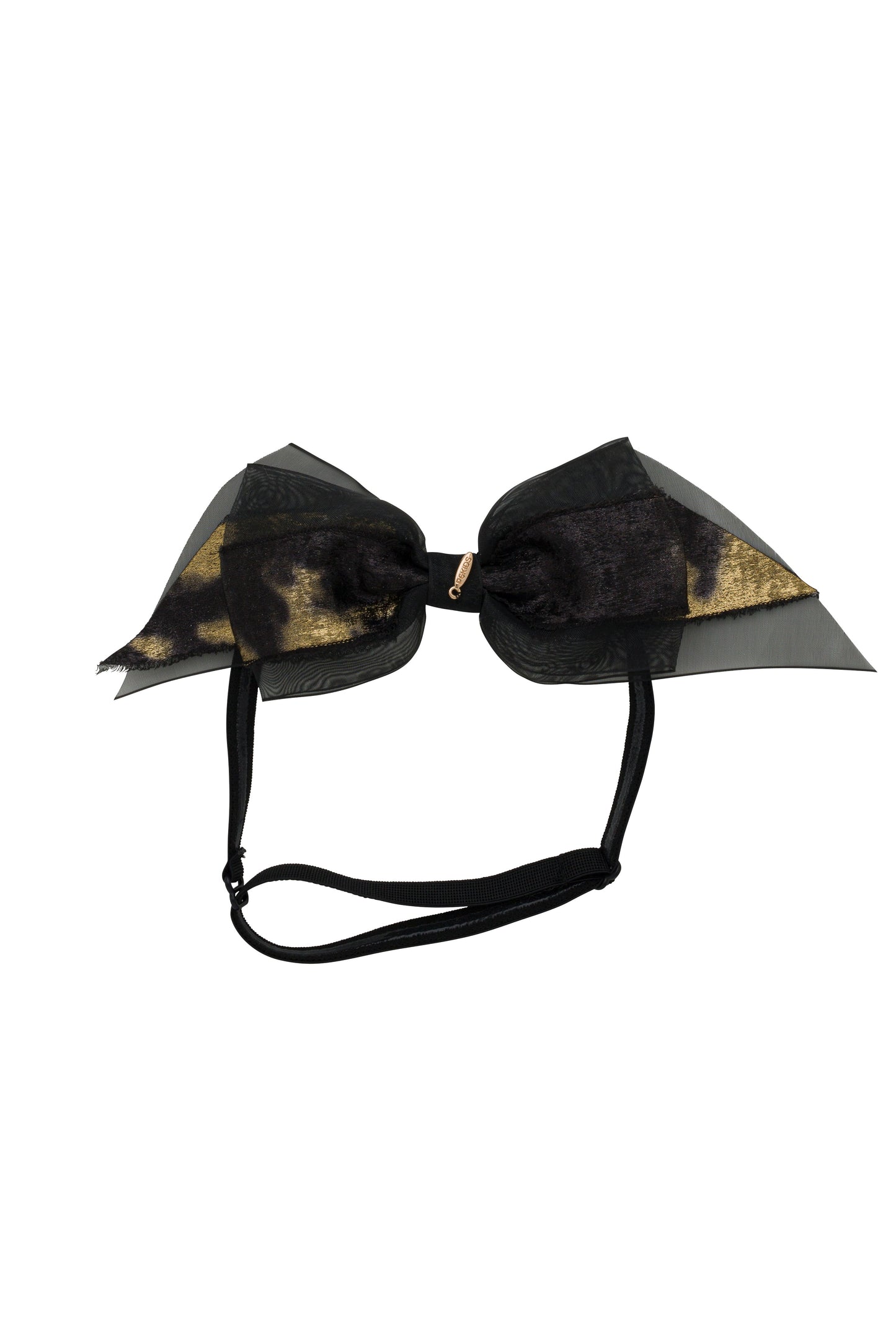 Primrose Bow Wrap - Black/Gold