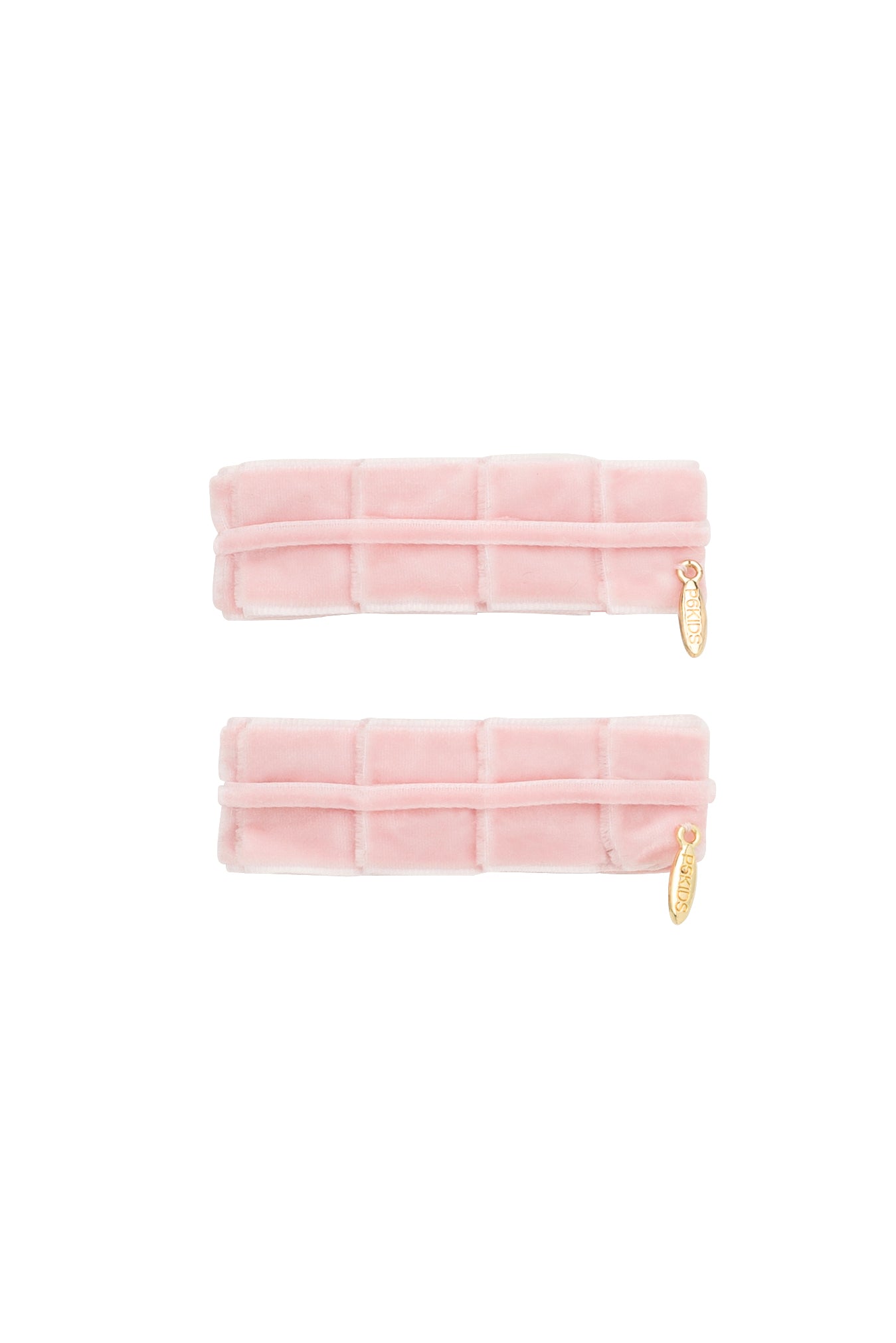 Pristine Pleats Clip Set of 2 - Light Pink