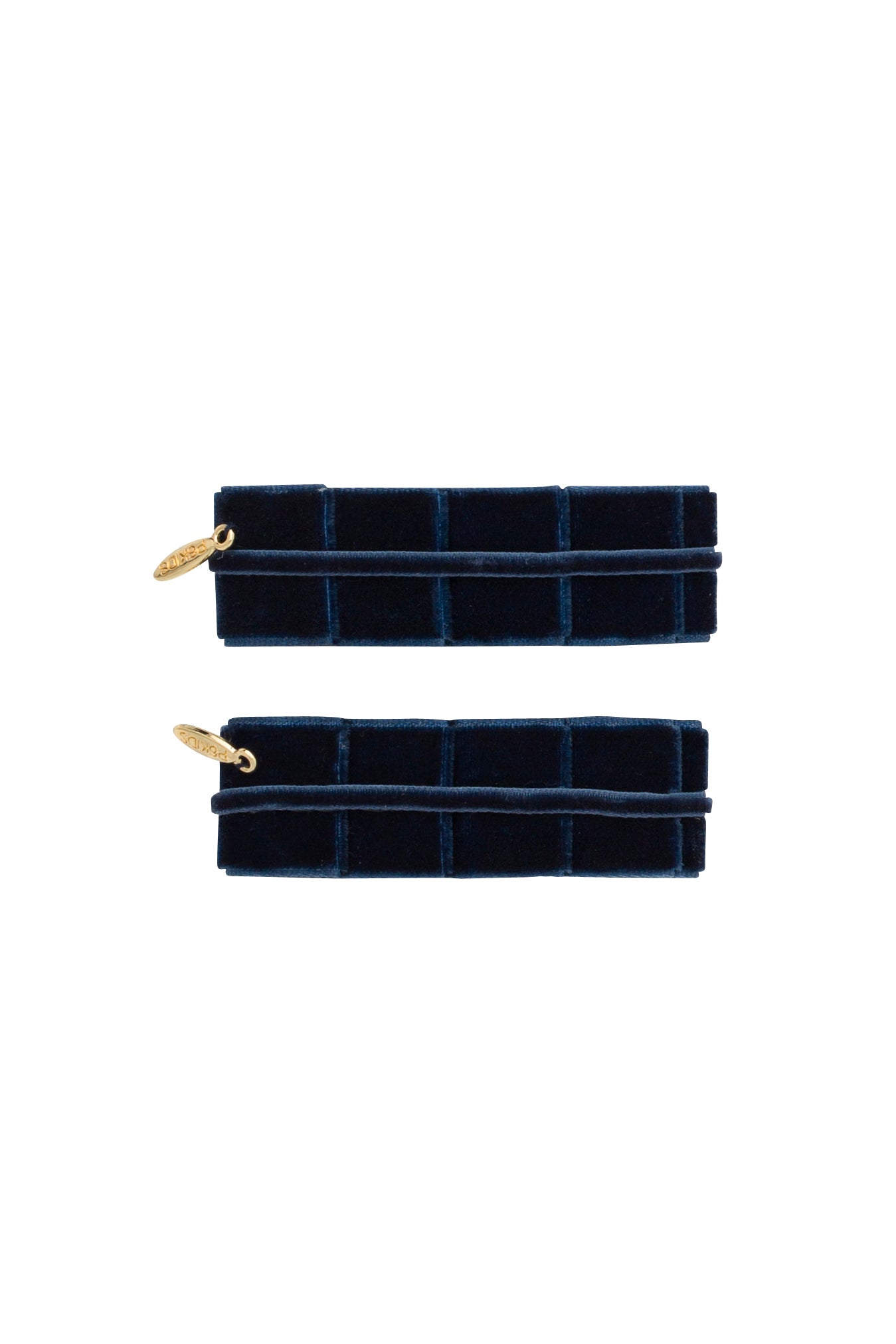 Pristine Pleats Clip Set of 2 - Navy