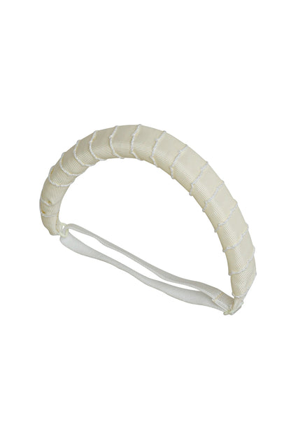 Puffed Moonstitch Wrap - Ivory