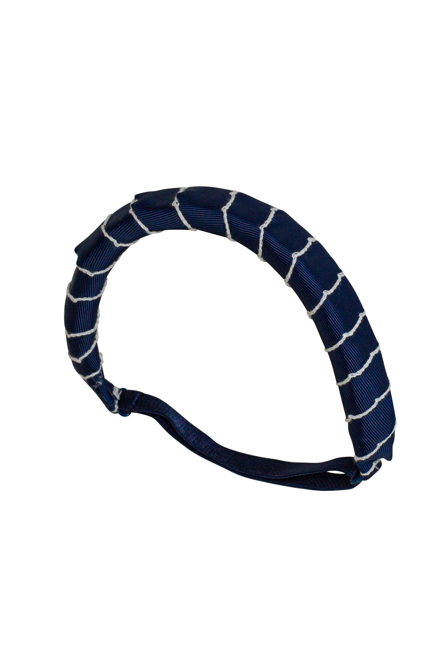 Puffed Moonstitch Wrap - Navy