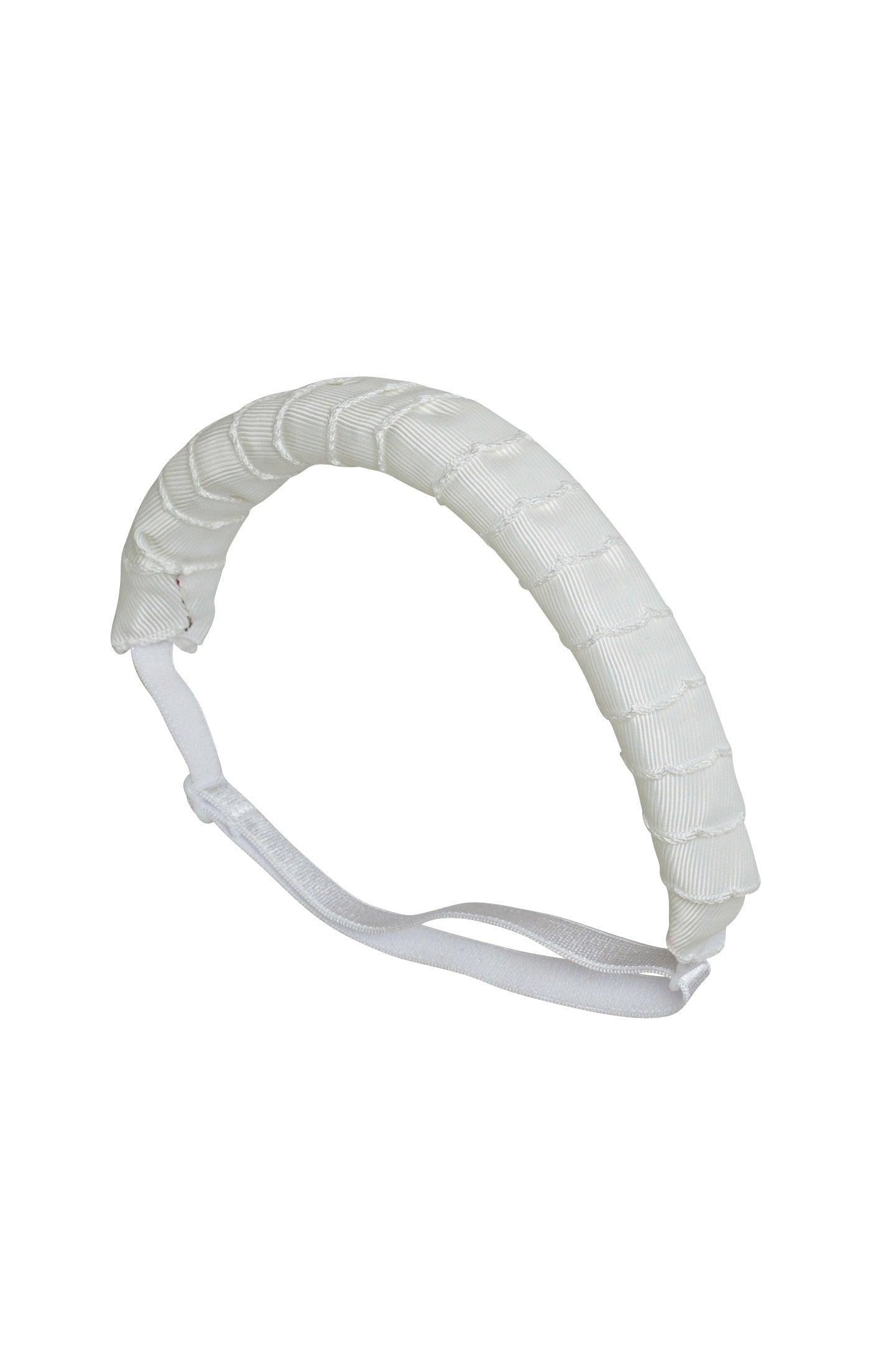 Puffed Moonstitch Wrap - White