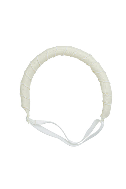 Puffed Moonstitch Wrap - Ivory