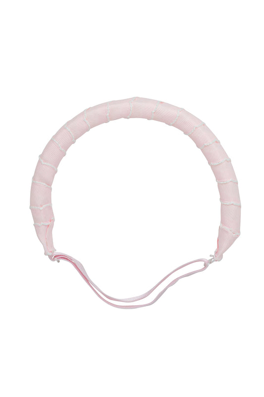 Puffed Moonstitch Wrap - Powder Pink