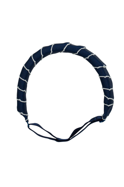 Puffed Moonstitch Wrap - Navy