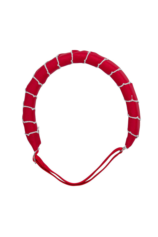 Puffed Moonstitch Wrap - Red