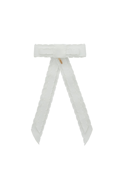 Rebecca Moonstitch Clip - White