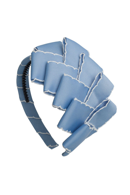 Spanish Dancer Moonstitch Headband - French Blue