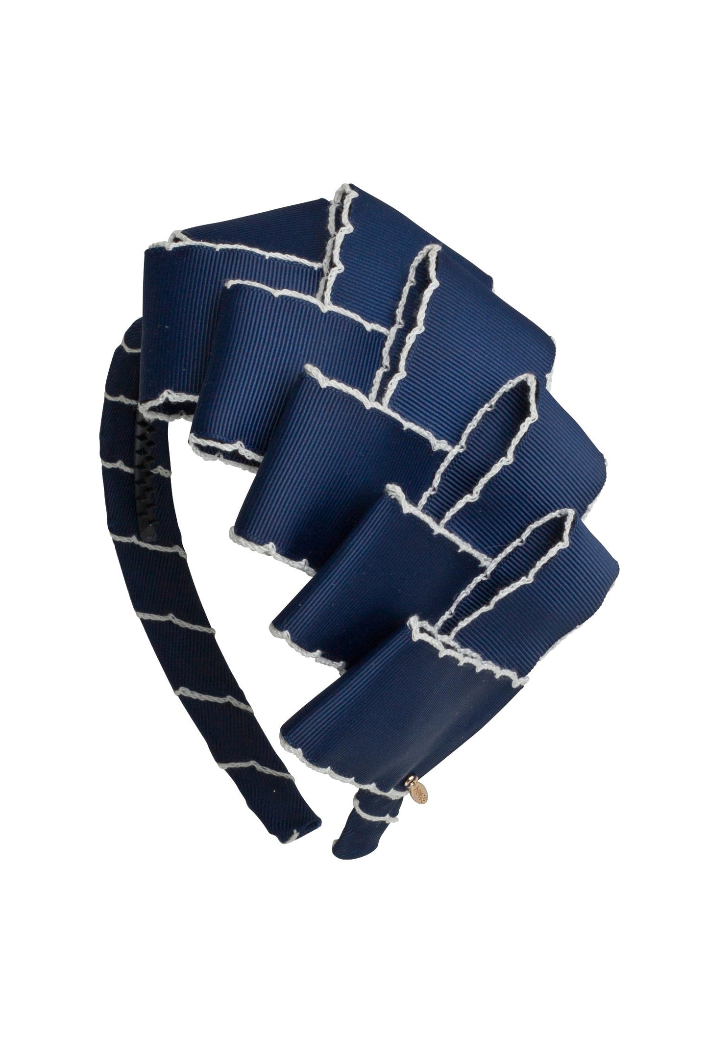 Spanish Dancer Moonstitch Headband - Navy