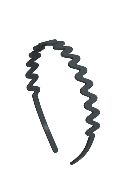 Squiggle Headband - Charcoal