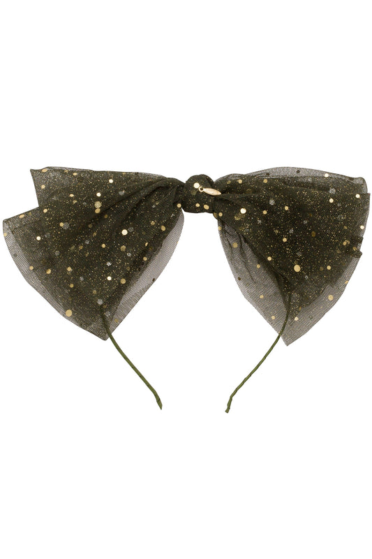 Ava Dot Headband - Olive