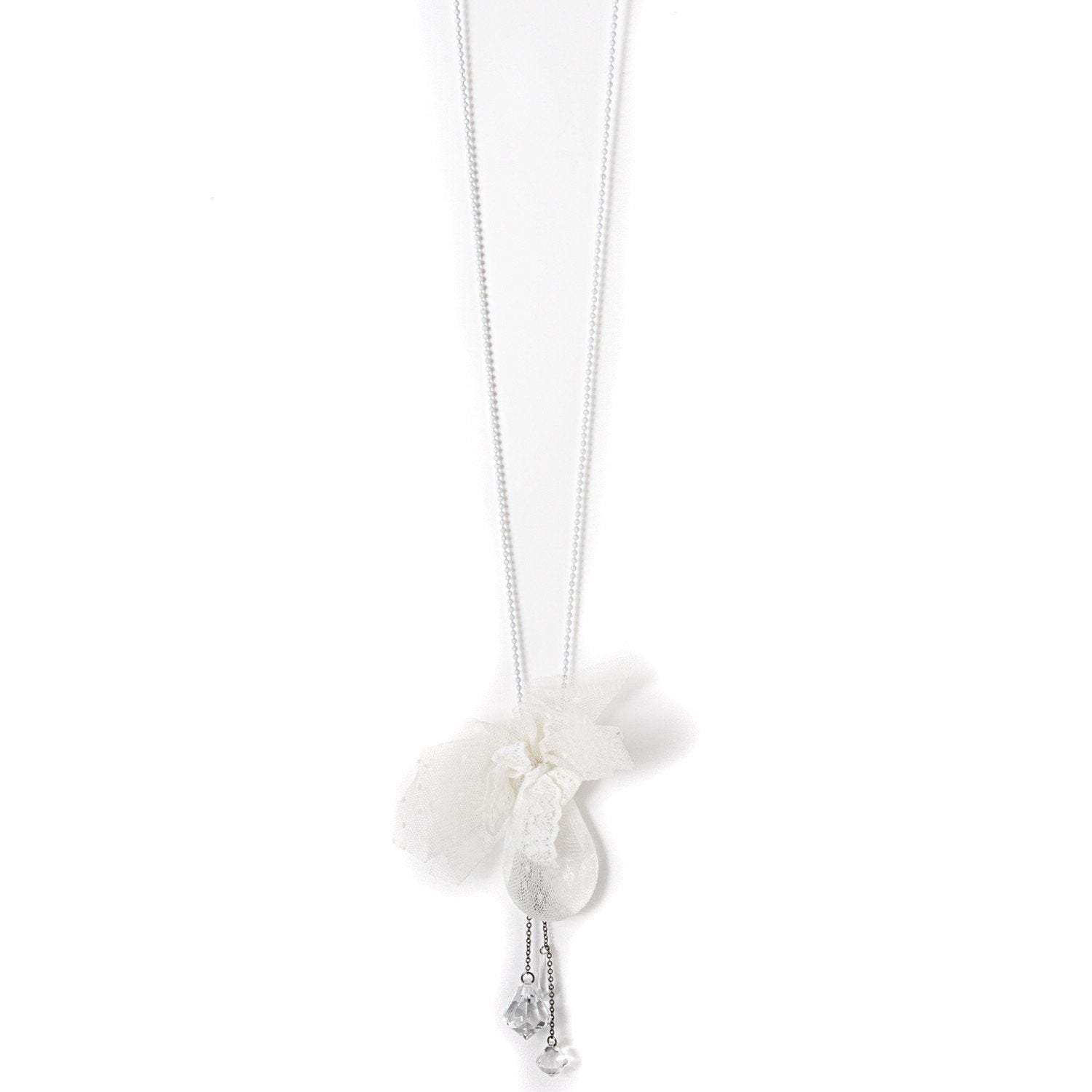 Calla Crystal Necklace - Ivory - PROJECT 6, modest fashion