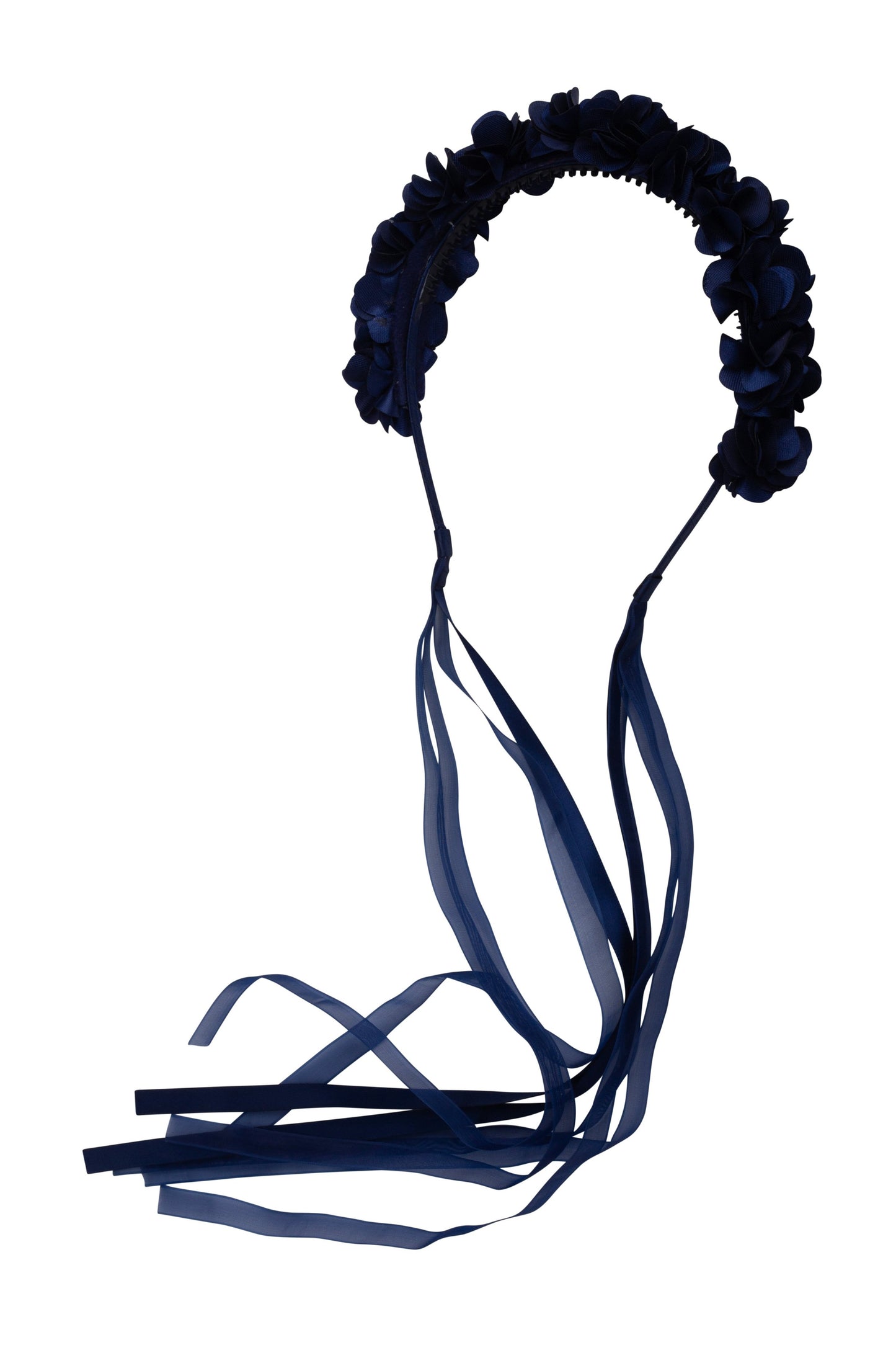 Carnation Hard Headband - Navy