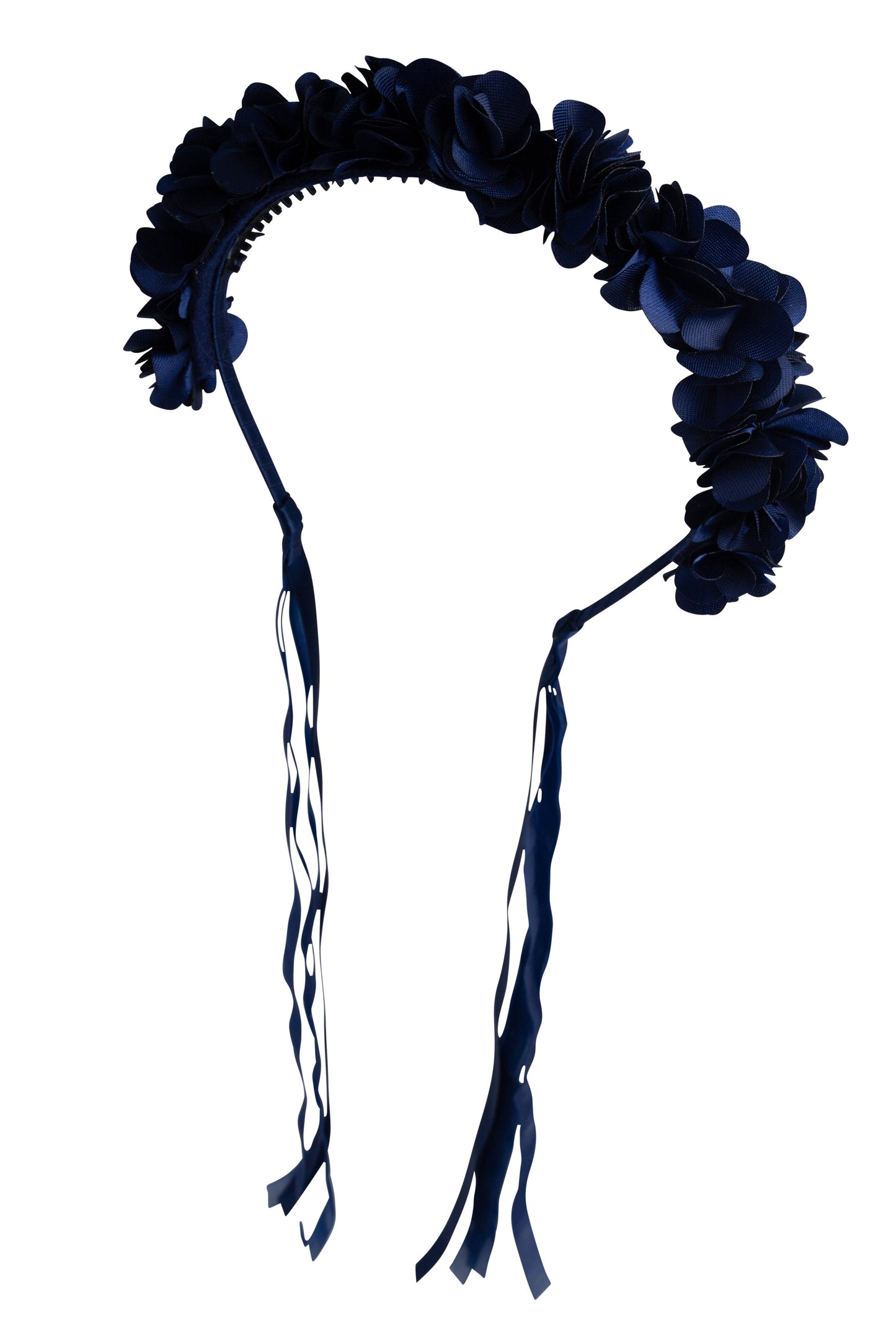 Carnation Hard Headband - Navy