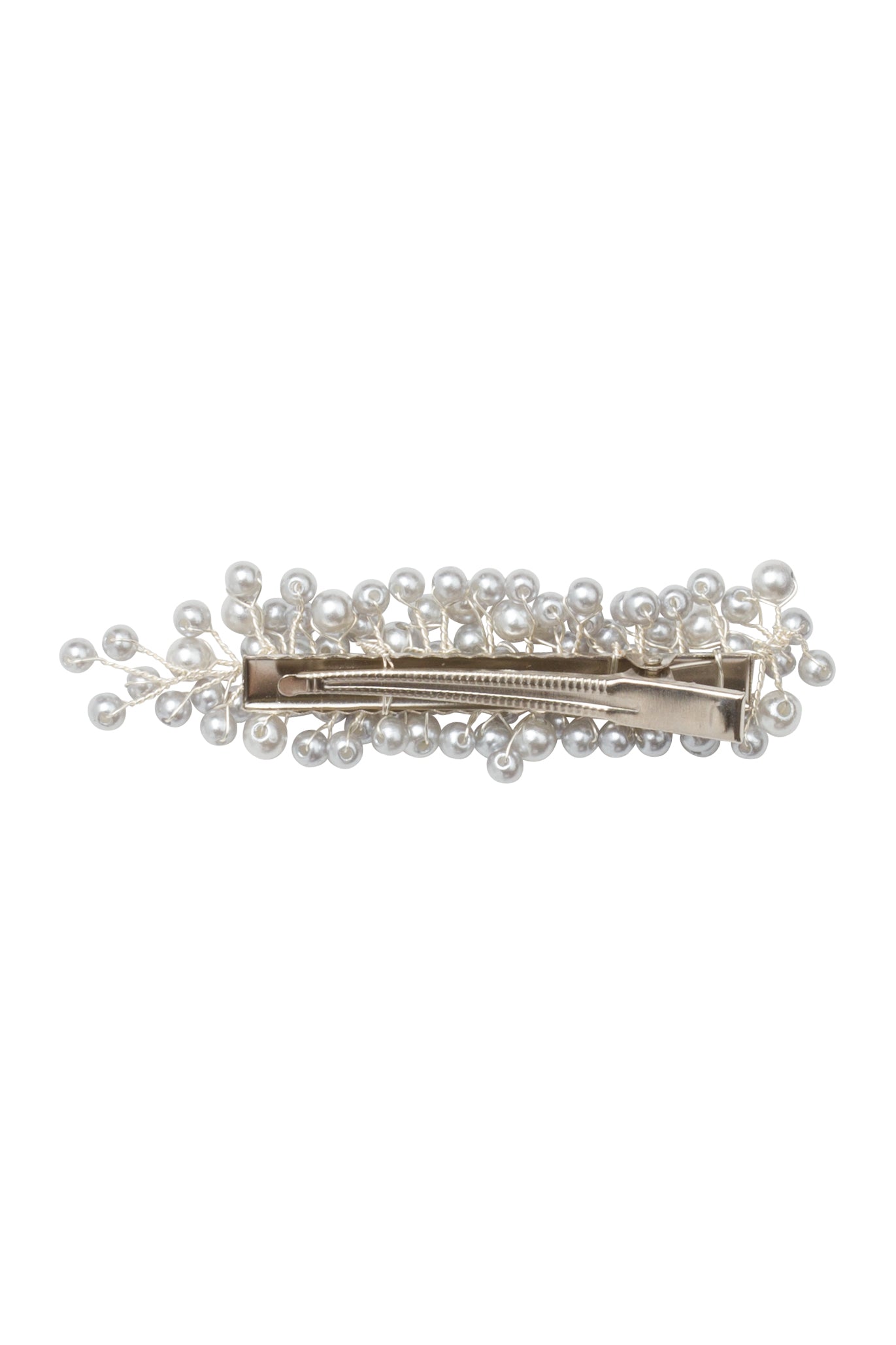 Baby's Breath Royal Clip - Silver Pearl