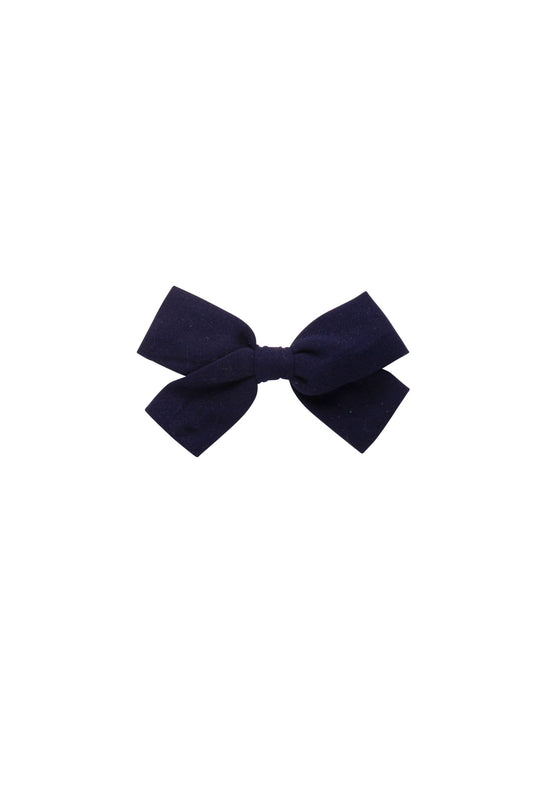 Elegant Mini Clip - Linen Navy