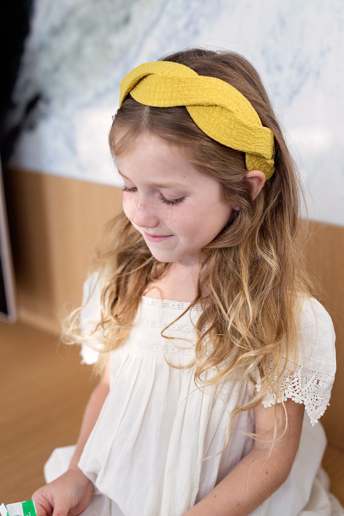 Octagon Headband - Mustard - PROJECT 6, modest fashion