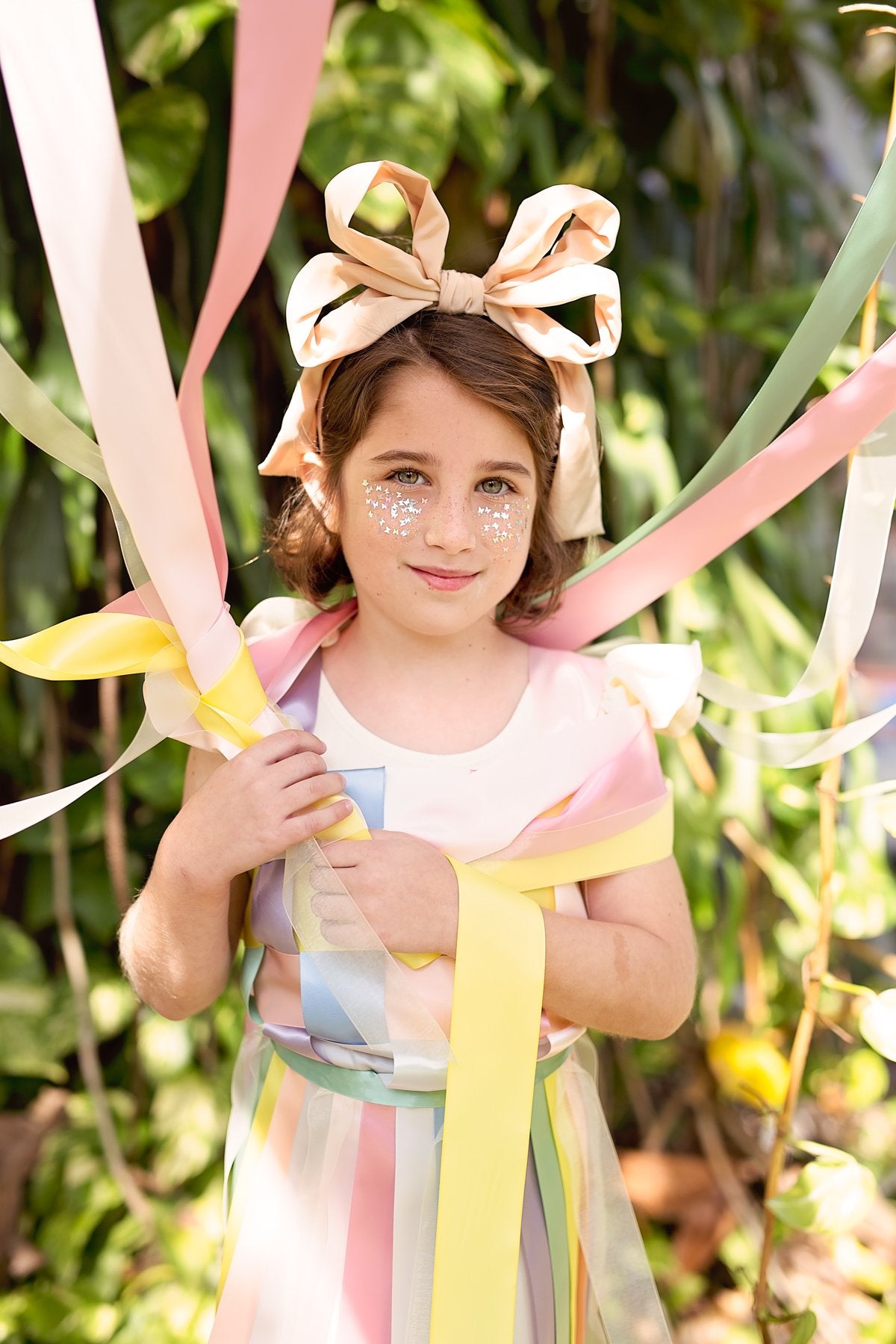 Double Party Bow Headband - Light Sky - PROJECT 6, modest fashion