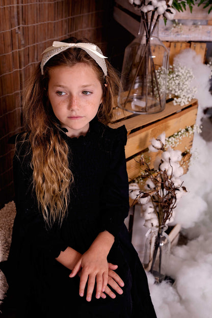 Golden Winged Headband - Ivory