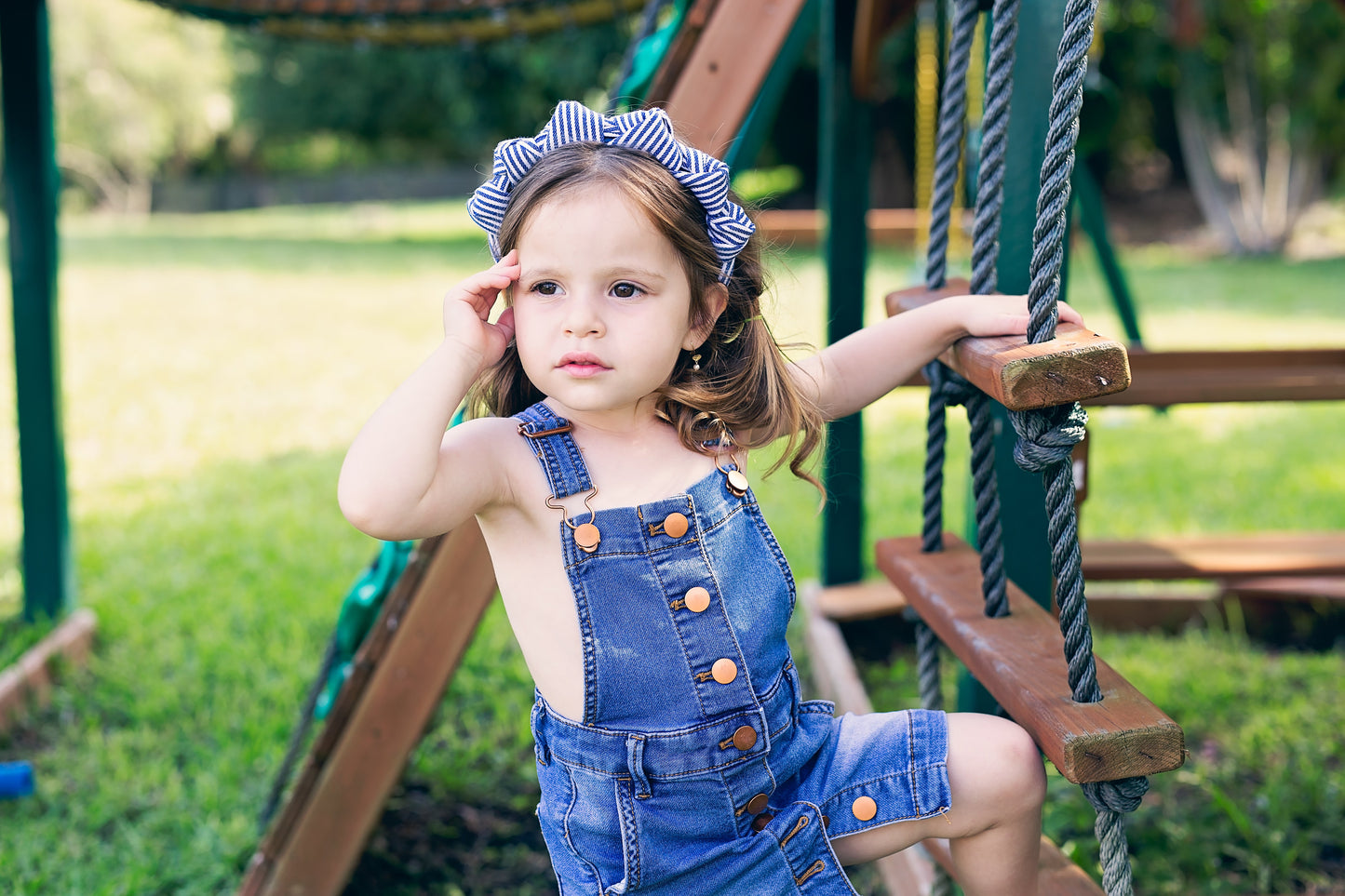 Monkey Bars Headband - Pinstripe - PROJECT 6, modest fashion