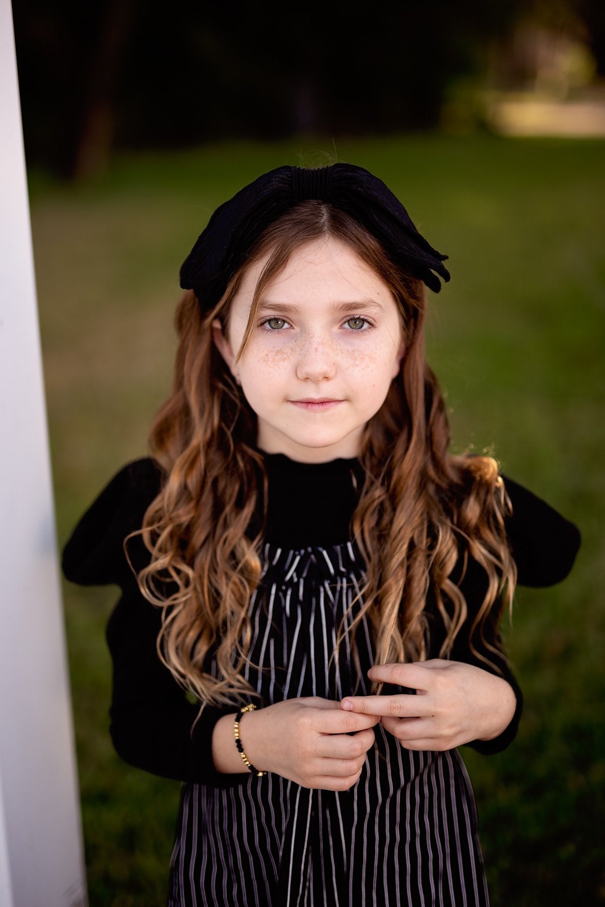 Spring Petals Headband - Black