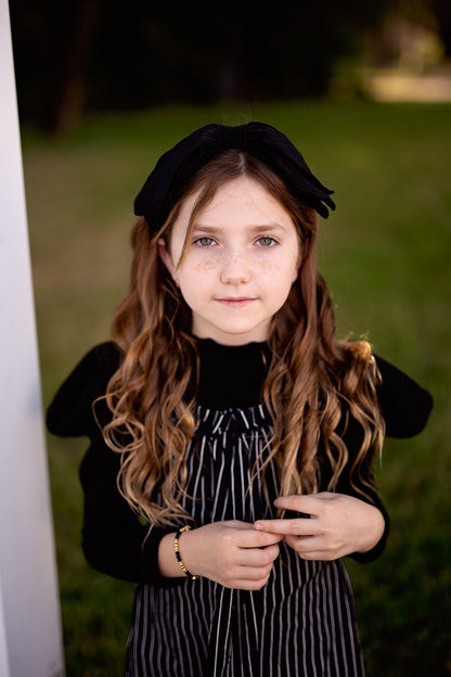 Spring Petals Headband - Black