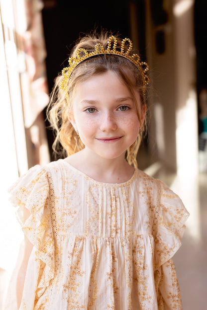 Glass Princess Headband - Gold